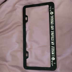 2 Tim Burton license plates